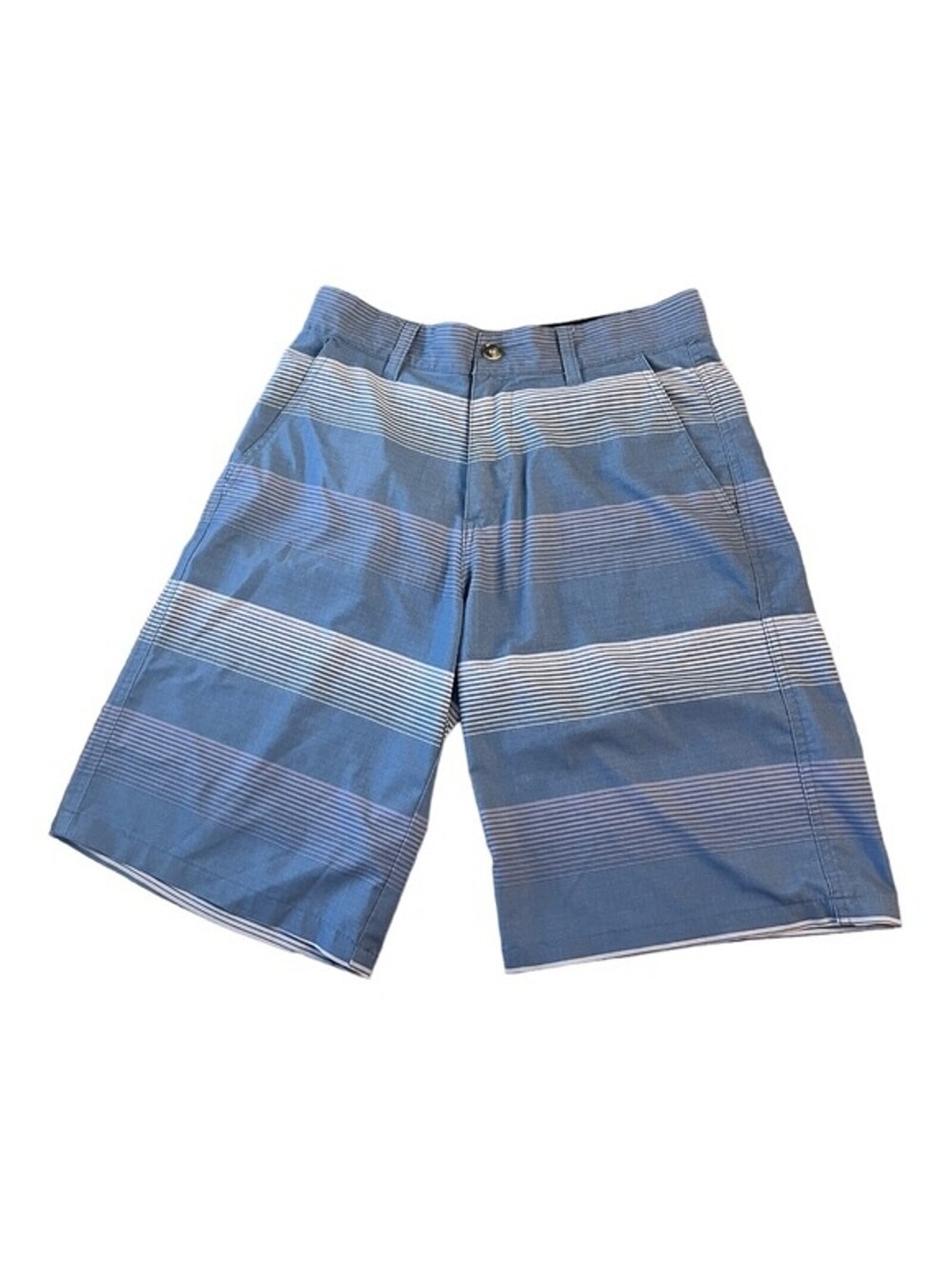 . OP Flex 4-Way Stretch Shorts Blue Striped Men’s Size 28